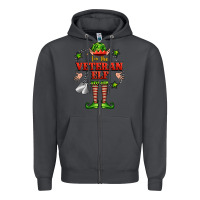 Smoke im the veteran elf Zipper Hoodie - FaDigitalArtStudio