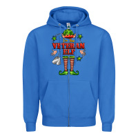 True Royal im the veteran elf Zipper Hoodie - FaDigitalArtStudio