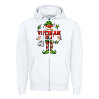 White im the veteran elf Zipper Hoodie - FaDigitalArtStudio