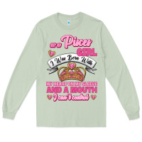 Matcha As A Pisces Girl I Was Born With My Heart On My Sleeve And A Mouth Long Sleeve Tee - Jasminsmagicworld