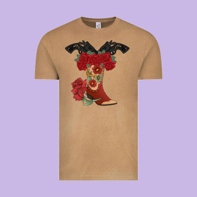 Cowboy Boots Vintage Tee Designed By Bettercallsaul