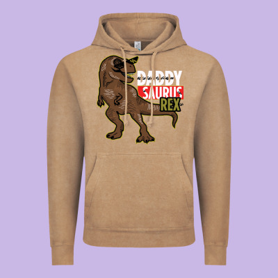 Daddy Saurus Rex Vintage Hoodie Designed By Bettercallsaul