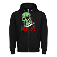 Black dr. phibes Zipper Hoodie - tuanDangUi