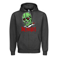 Charcoal Heather dr. phibes Zipper Hoodie - tuanDangUi