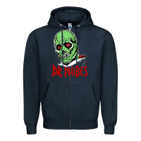 Navy dr. phibes Zipper Hoodie - tuanDangUi