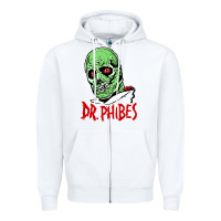 White dr. phibes Zipper Hoodie - tuanDangUi