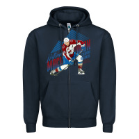 Navy nathan mackinnon Zipper Hoodie - tuanDangUi