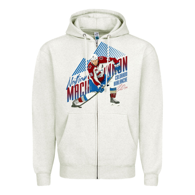 Nathan Mackinnon Zipper Hoodie by tuanDangUi | Teevron