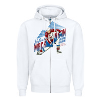 White nathan mackinnon Zipper Hoodie - tuanDangUi