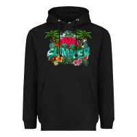 Black Summer Heavyweight Hoodie - CowhideDigitalArt