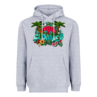 Heather Grey Summer Heavyweight Hoodie - CowhideDigitalArt