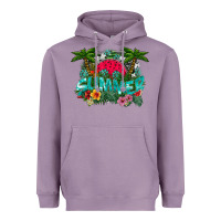 Lavender Summer Heavyweight Hoodie - CowhideDigitalArt
