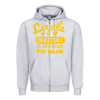 Heather Grey sister jean   loyola basketball is second to nun Zipper Hoodie - tuanDangUi