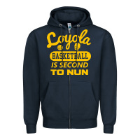 Navy sister jean   loyola basketball is second to nun Zipper Hoodie - tuanDangUi