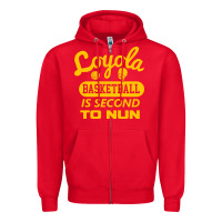 Red sister jean   loyola basketball is second to nun Zipper Hoodie - tuanDangUi