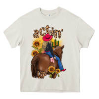 Cream actin up malias Heavy Core Tee - MaliasSmallBusiness