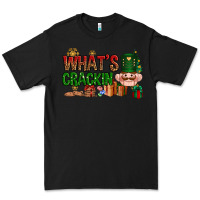 Black What's crackin Christmas Premium Tee - NancyCooperArtShop