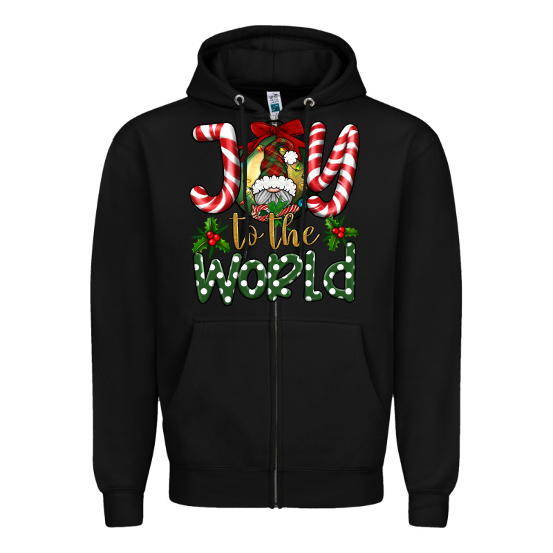 Joy To The World Zipper Hoodie by BundleAndBundleShop | Teevron