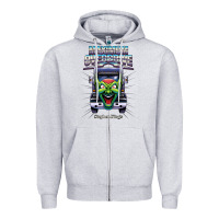 Heather Grey maximum overdrive goblin truck Zipper Hoodie - tuanDangUi