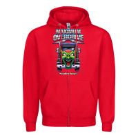 Red maximum overdrive goblin truck Zipper Hoodie - tuanDangUi