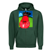 Sports Green house (hausu) 1977 poster Zipper Hoodie - tuanDangUi