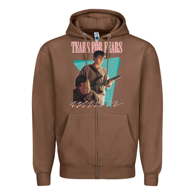 Vintage Style 80s Tears For Fears Design Zipper Hoodie by tuanDangUi | Teevron