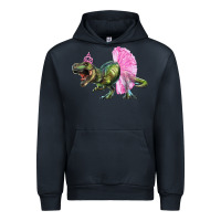 Navy balerina t rex dinosaur with tutu Urban Hoodie - Artiststas