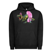 Pigment Black balerina t rex dinosaur with tutu Urban Hoodie - Artiststas