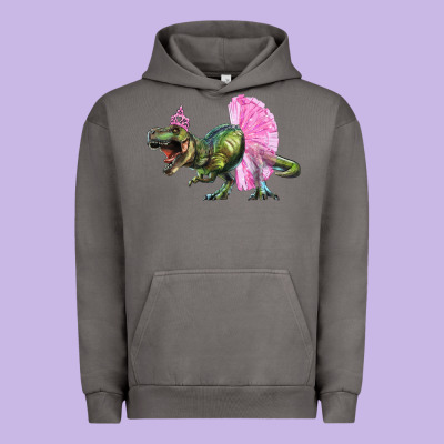 Balerina T Rex Dinosaur With Tutu Urban Hoodie Designed By Artiststas