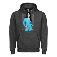 Charcoal Heather bobbie gentry  vintage style fan design1 Zipper Hoodie - tuanDangUi