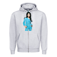 Heather Grey bobbie gentry  vintage style fan design1 Zipper Hoodie - tuanDangUi