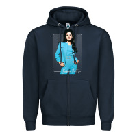Navy bobbie gentry  vintage style fan design1 Zipper Hoodie - tuanDangUi