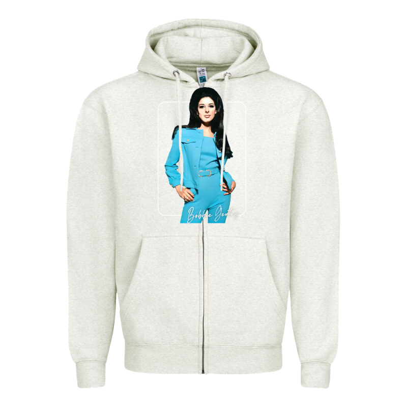 Bobbie Gentry  Vintage Style Fan Design1 Zipper Hoodie by tuanDangUi | Teevron
