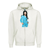 Oatmeal Heather bobbie gentry  vintage style fan design1 Zipper Hoodie - tuanDangUi