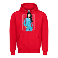 Red bobbie gentry  vintage style fan design1 Zipper Hoodie - tuanDangUi