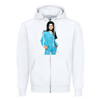 White bobbie gentry  vintage style fan design1 Zipper Hoodie - tuanDangUi