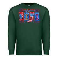 Sports Green american mini Premium Sweatshirt - CowhideDigitalArt