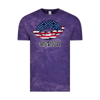 Cloud Purple American lip Vintage Tee - Bettercallsaul