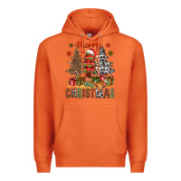 Carrot merry christmas with western trees bbs Premium Hoodie - BundleAndBundleShop