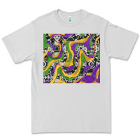 Dove Grey mardi gras cowhide Premium Tee - RanaPortraitStore