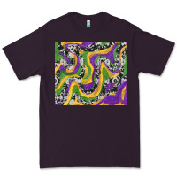 Plum mardi gras cowhide Premium Tee - RanaPortraitStore