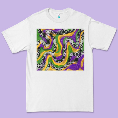 Mardi Gras Cowhide Premium Tee Designed By Ranaportraitstore