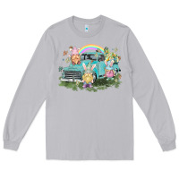 Moon Dust Easter gnomies with truck Easter Day Long Sleeve Tee - HowdyJamesFarm