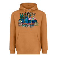 Meerkat Happy Easter  truck Heavyweight Hoodie - CowhideDigitalArt