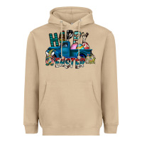 Mushroom Happy Easter  truck Heavyweight Hoodie - CowhideDigitalArt