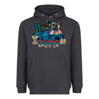 Smoke Happy Easter  truck Heavyweight Hoodie - CowhideDigitalArt