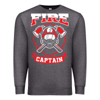 Charcoal Heather fire captain firefighter fireman job Premium Sweatshirt - tuanDangUi
