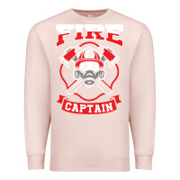 Pale Pink fire captain firefighter fireman job Premium Sweatshirt - tuanDangUi