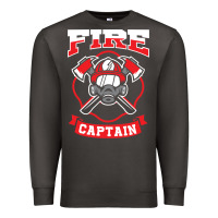 Fire Captain Firefighter Fireman Job Premium Sweatshirt | Teevron
