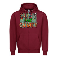 Burgundy cozy and comfy Zipper Hoodie - FaDigitalArtStudio